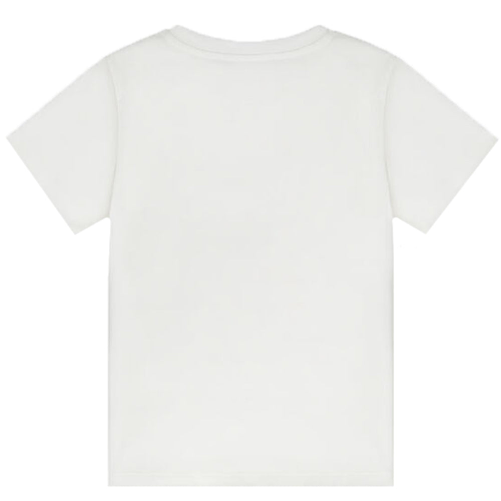 Versace Unisex Floral Logo T Shirt White