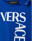 Versace Baby Boy Logo T Shirt Blue