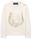 Versace Baby Boys Medusa Logo Sweater White