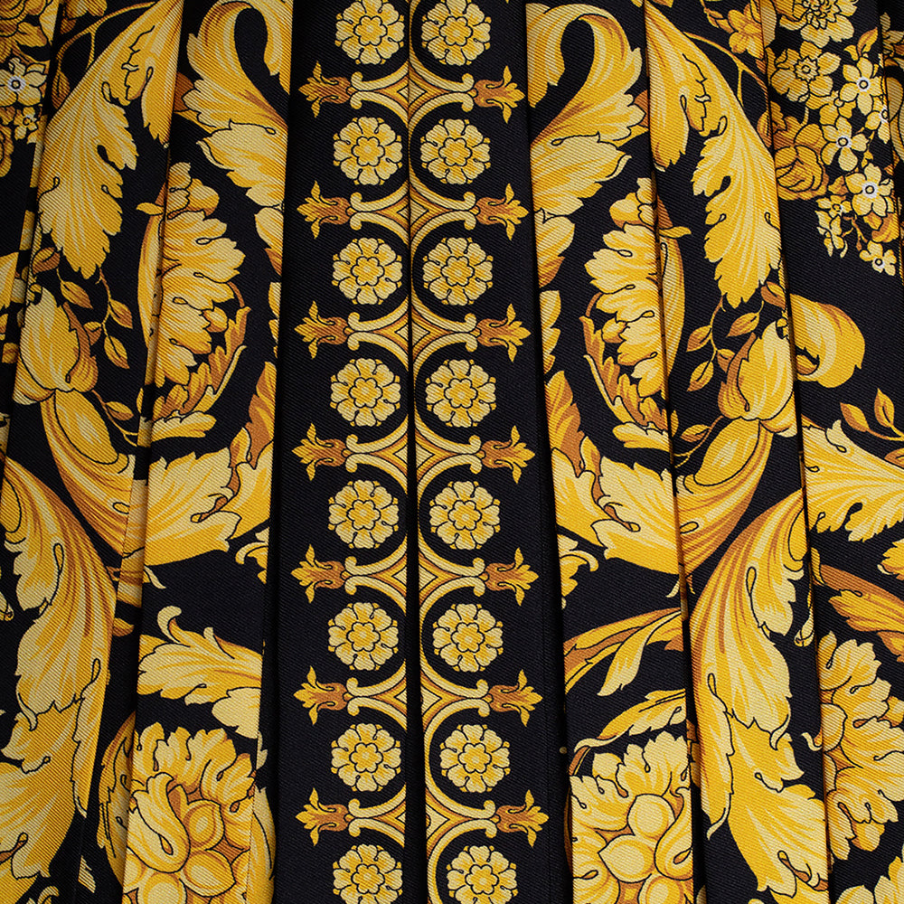 Versace Teen Girls Pleited Skirt Gold
