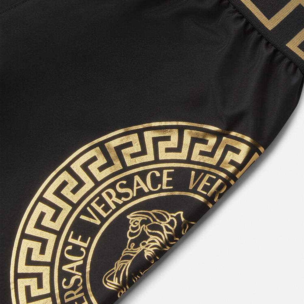 Versace Boys Medusa Print Shorts Black
