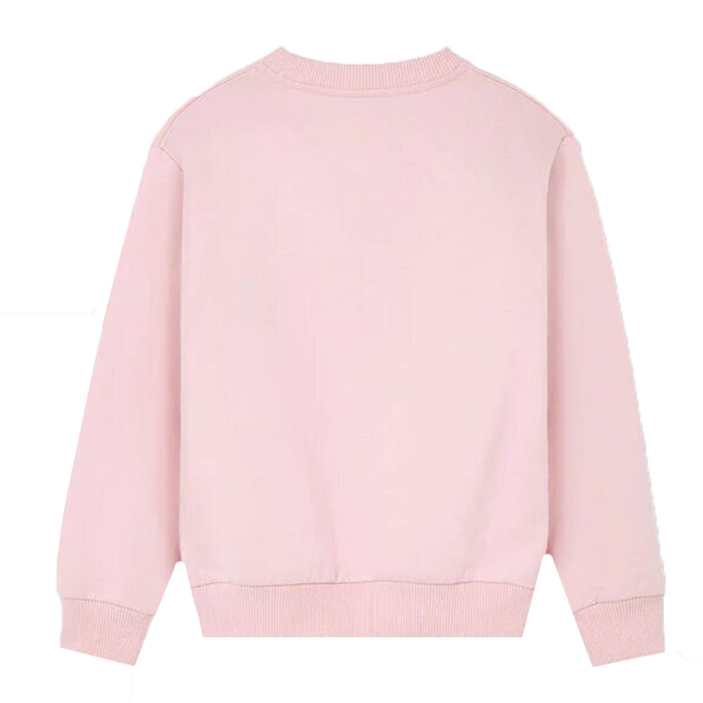 Versace Girls Crystal Medusa Sweater Pink