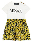 Versace Baby Girls Barocco Dress Gold