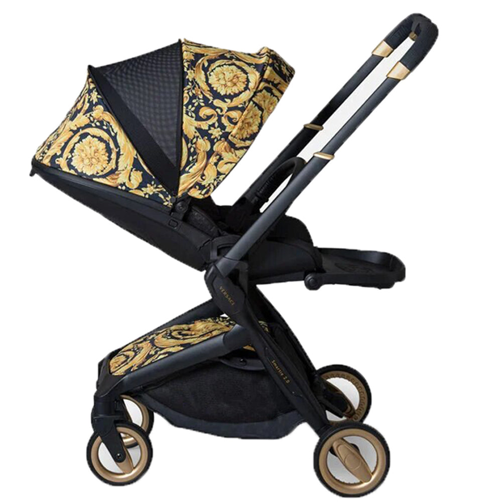 Versace Kids Barocco Stroller Gold