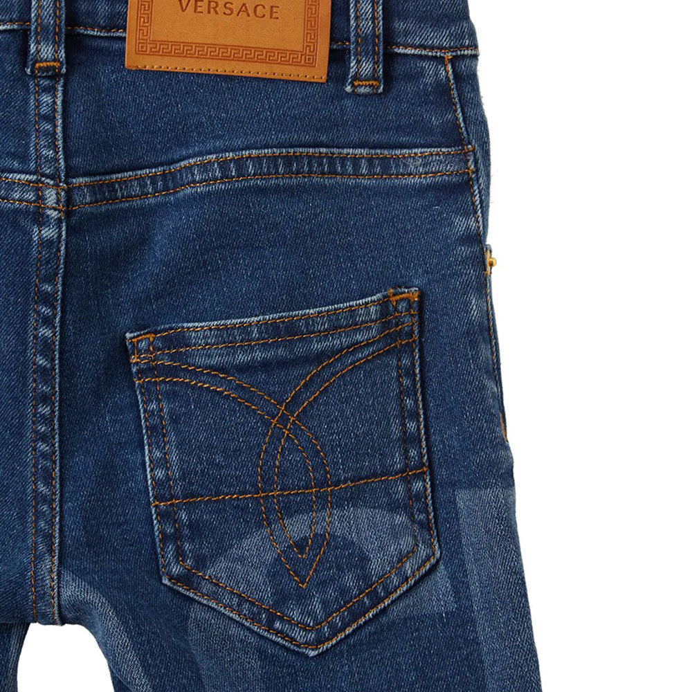 Versace Kids Blue Denim Jeans