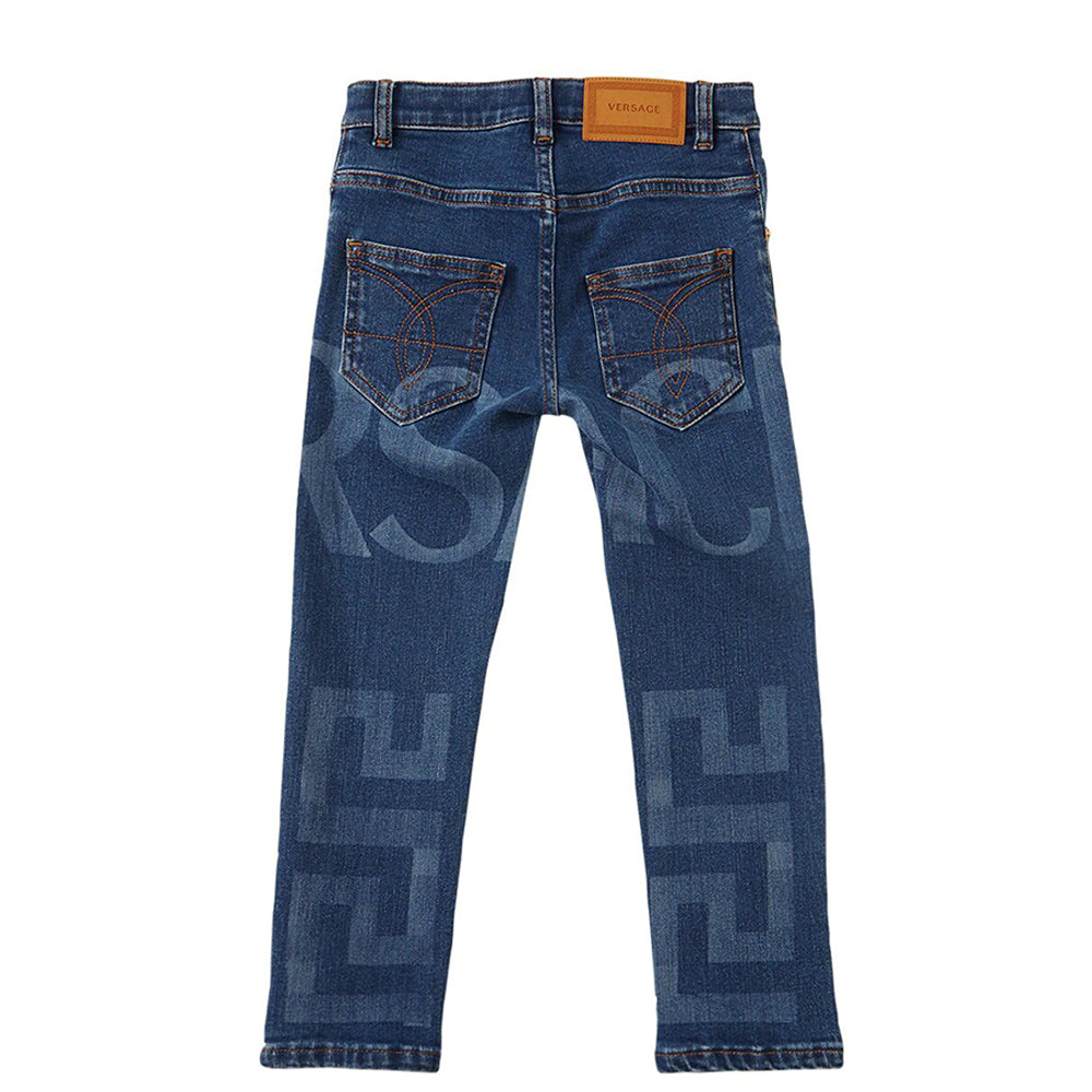 Versace Kids Blue Denim Jeans