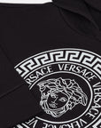 Versace Boys Medusa Logo Hoodie Black