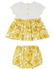 Versace Baby Girls Barocco Dress Set Gold