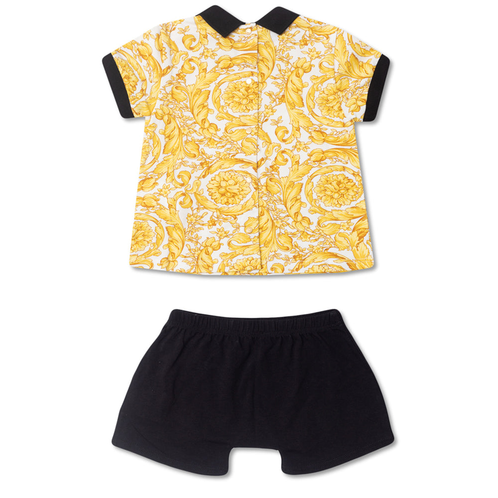 Versace Baby Girls Barocco set Gold