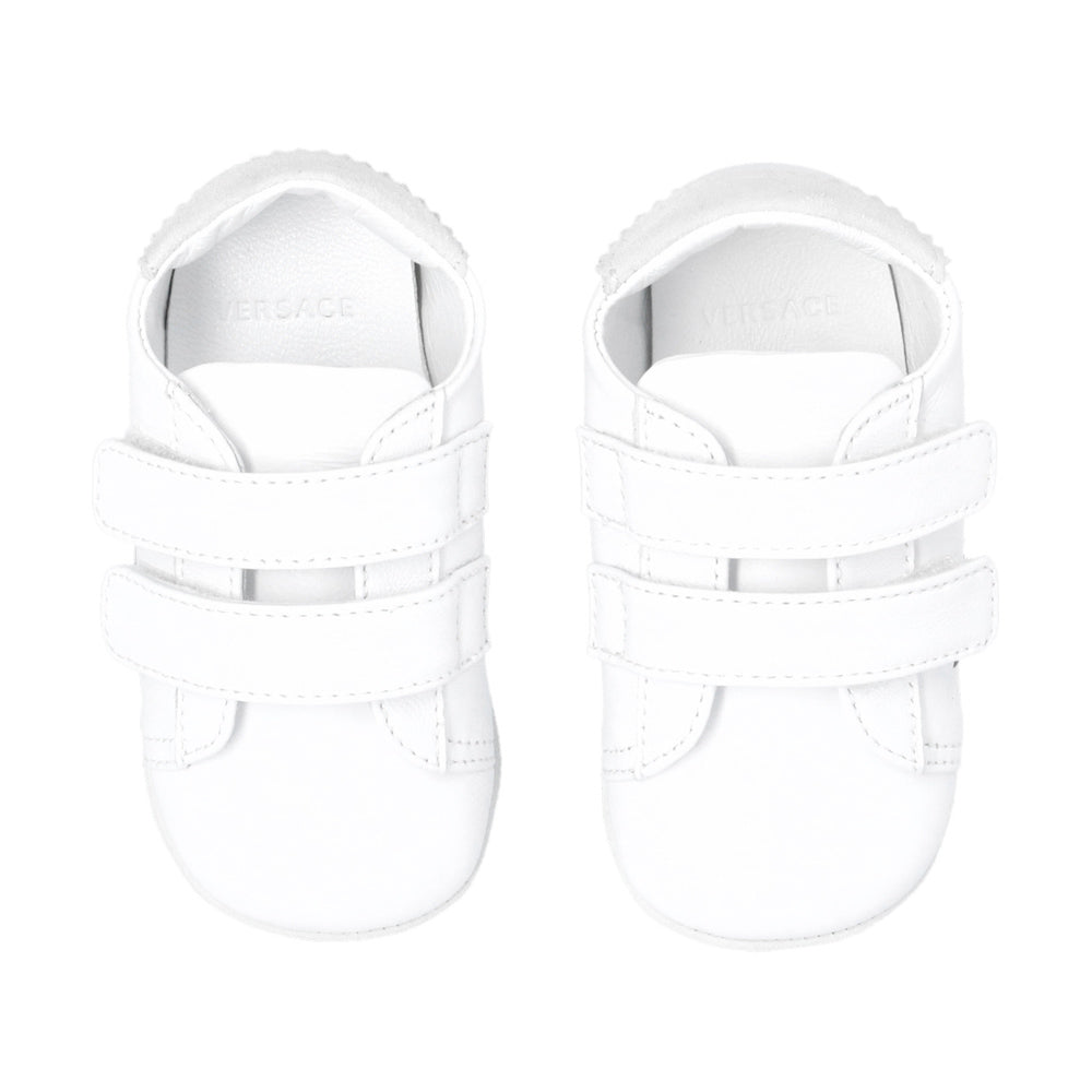 Versace Baby Unisex Side Logo Sneakers White