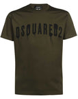 Dsquared2 Men's Graphic Painted Logo T-Shirt Khaki
