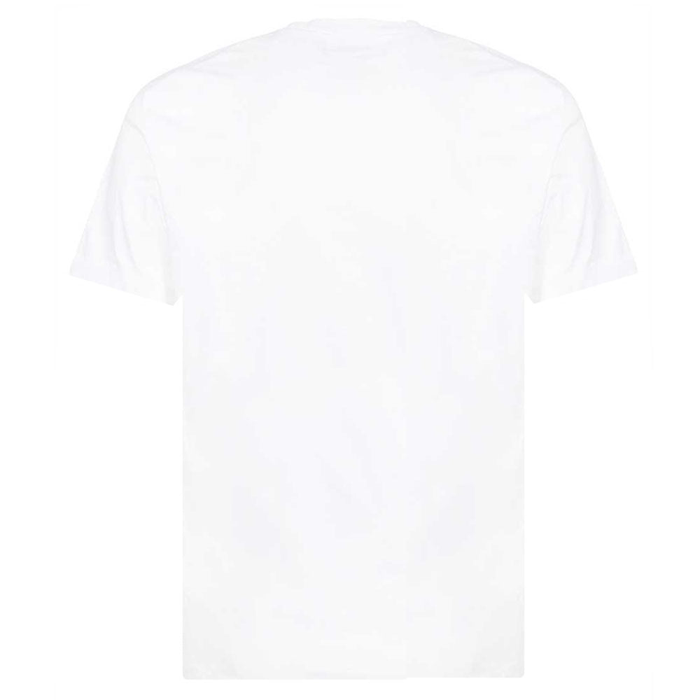 Dsquared2 Men&#39;s Classic ICON Print Crew Neck T-Shirt White