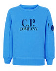 C.P Company Kids Goggle Lens Sweater Blue