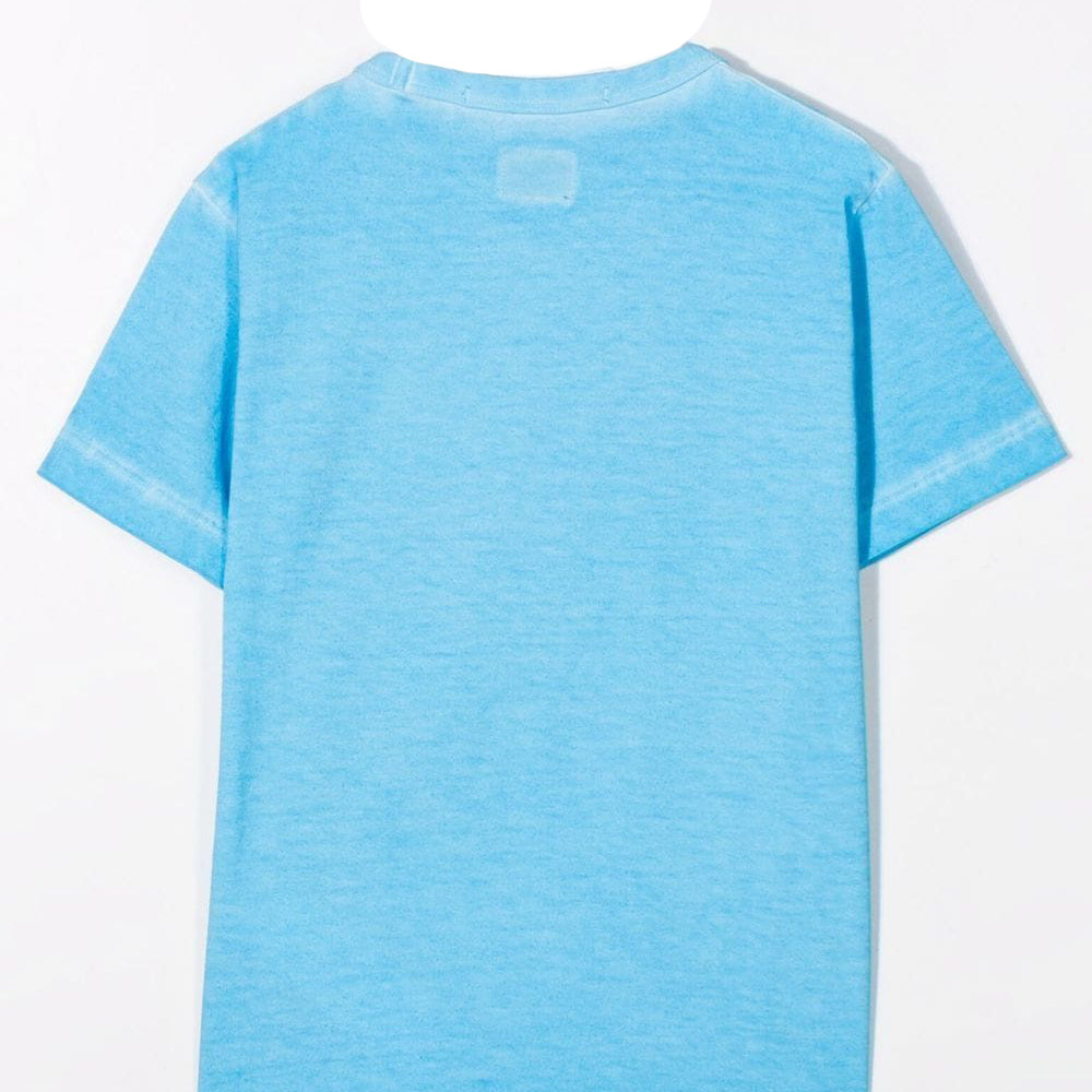 C.P Company Boys Jersey Logo T-shirt Blue