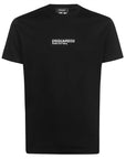 Dsquared2 Men's Mini Logo "Sweat & Tears" T-Shirt Black