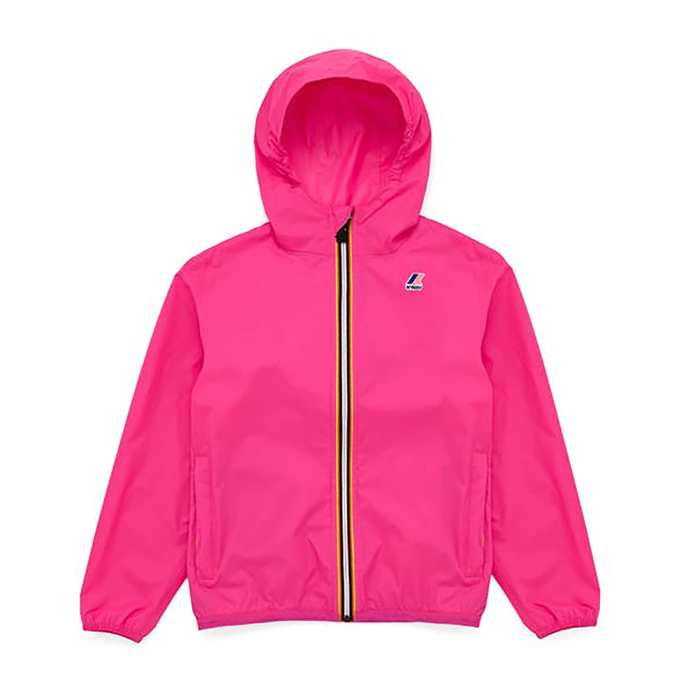K-WAY Girls Le Vrai 3.0 Claude Waterproof Jacket Pink