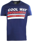 Dsquared2 Men's Cool way T-Shirt Navy