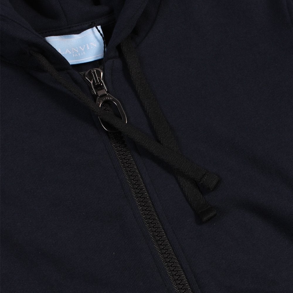 Lanvin Boys Logo Hoodie Navy