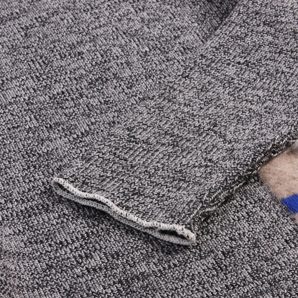 Maison Margiela Men&#39;s Knitted Pocket Jumper Grey