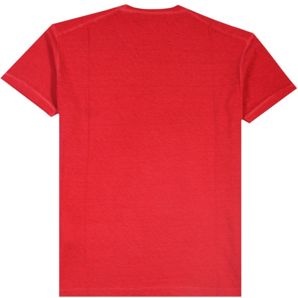 Dsquared2 Men&#39;s Logo Print T-Shirt Red