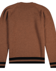 Dsquared2 Men's Badge Knitted Sweater Brown