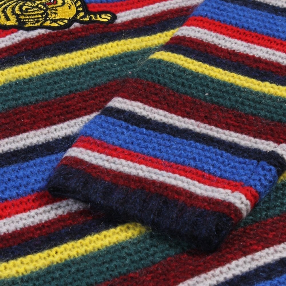 Kenzo Men&#39;s Jumping Tiger Colour Block Sweater Multicoloured