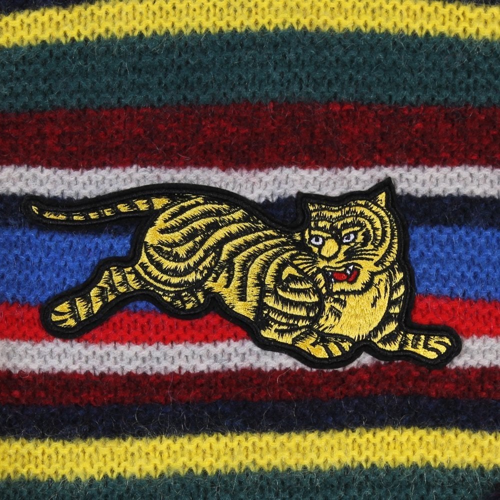 Kenzo Men&#39;s Jumping Tiger Colour Block Sweater Multicoloured