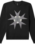 Neil Barrett Men's Star Print Sweatshirt Black