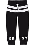 DKNY Boys Printed Logo Joggers Black