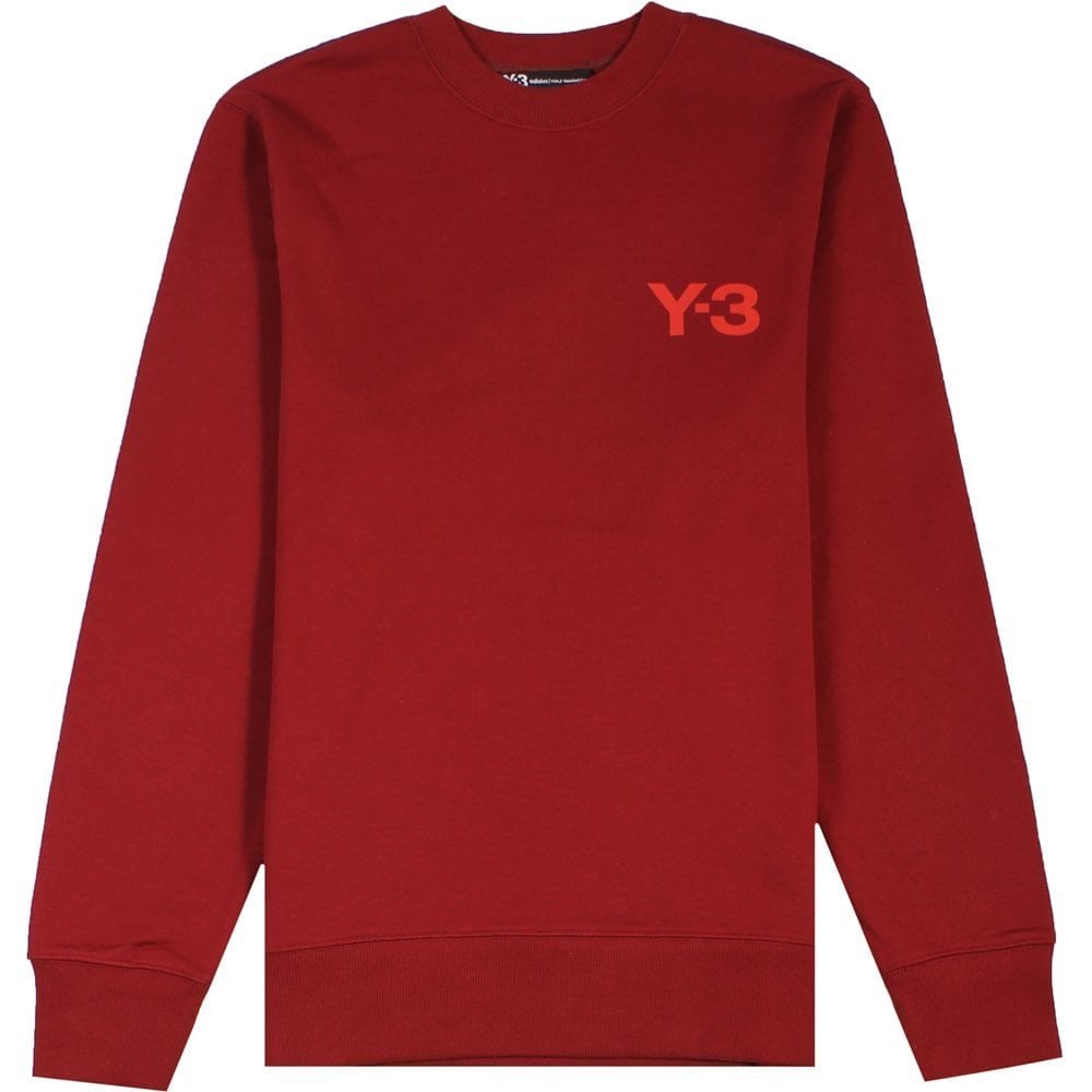 Y-3 Men&#39;s Classic Sweatshirt Red