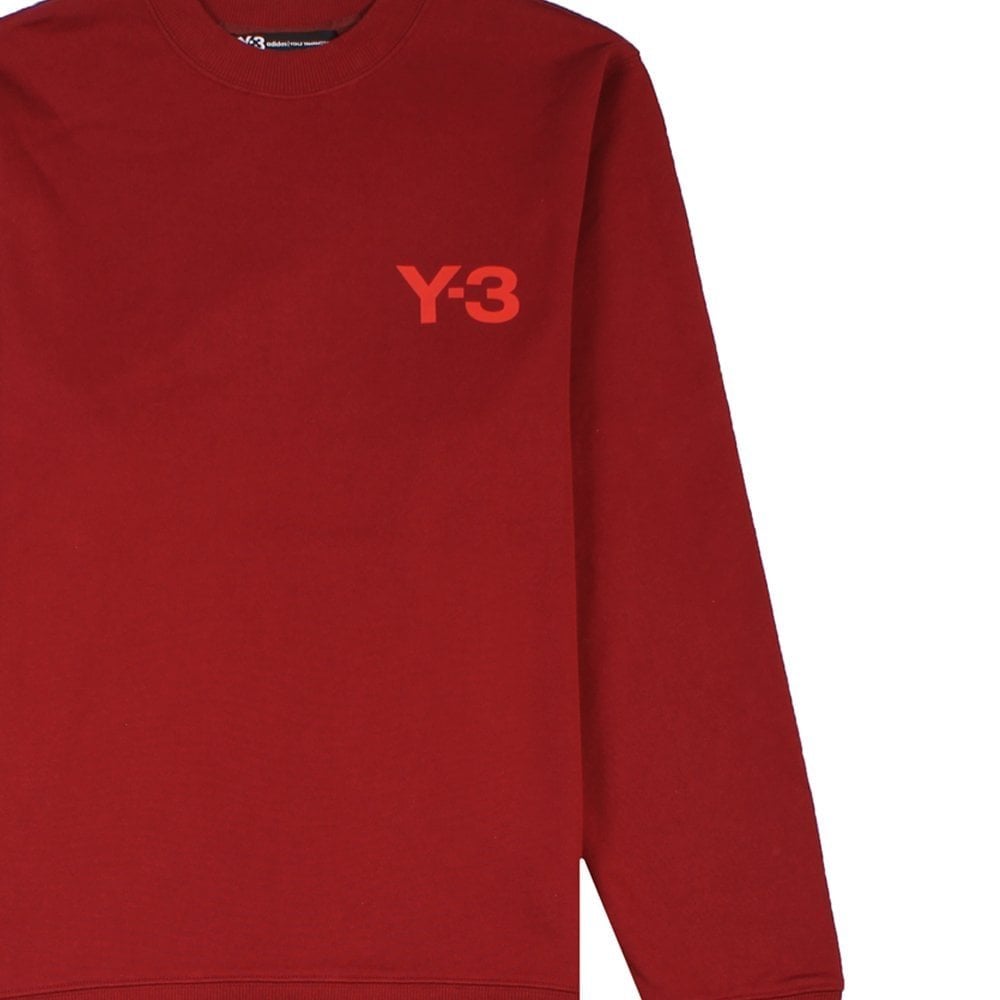 Y-3 Men&#39;s Classic Sweatshirt Red