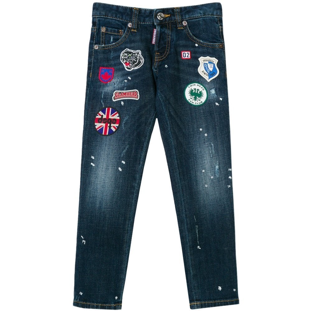 Dsquared2 Boys Clement Jeans Blue