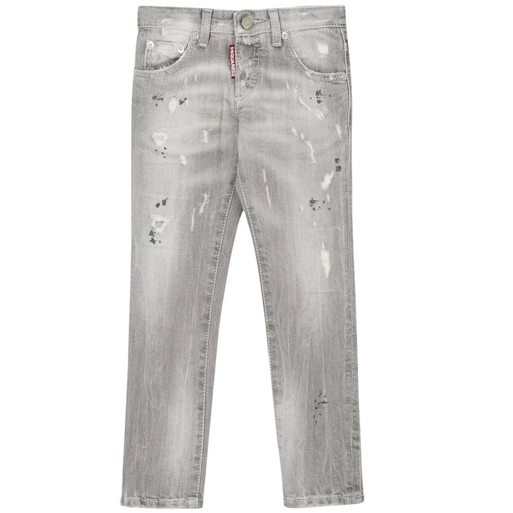 Dsquared2 Boys Clement Jeans Grey