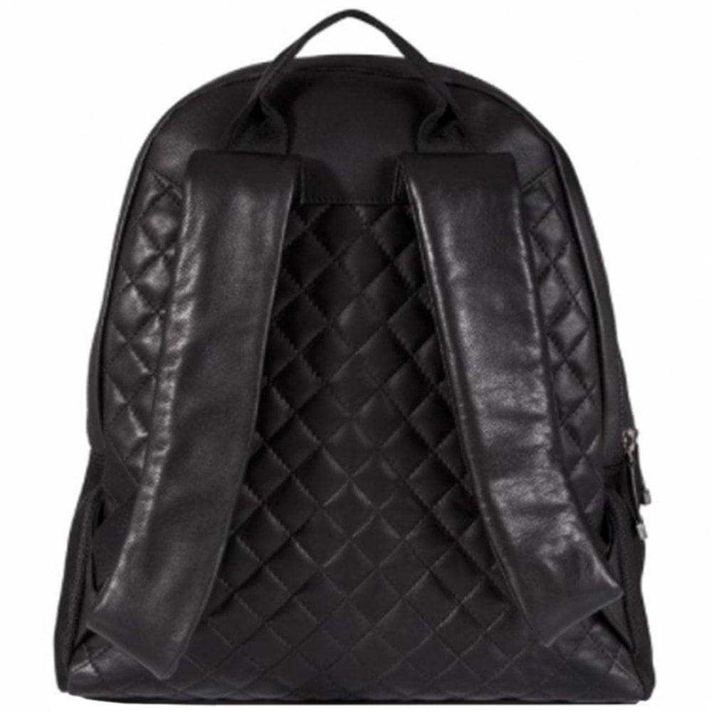 Philipp Plein Men&#39;s &quot;Don&#39;t Ever Give Up&quot; Backpack Black