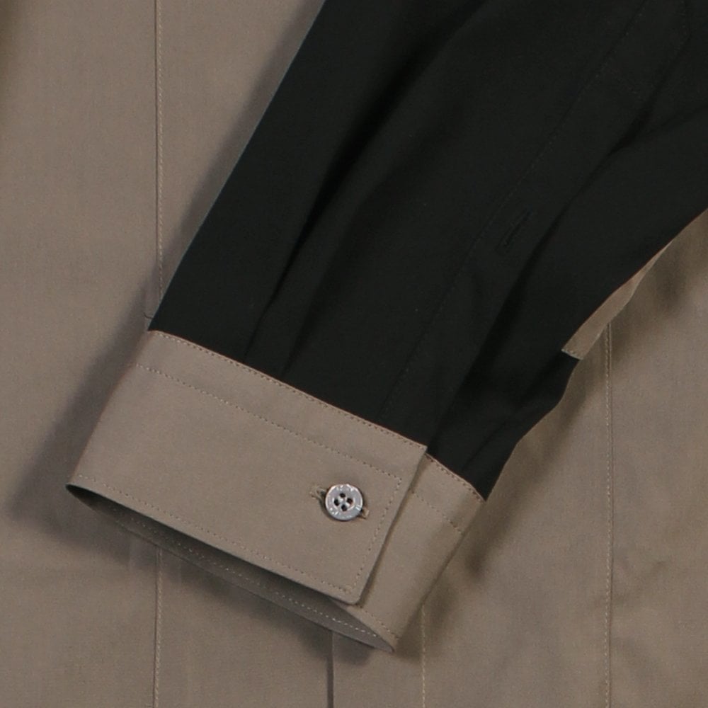 Neil Barrett Men&#39;s Pattern Shirt Khaki
