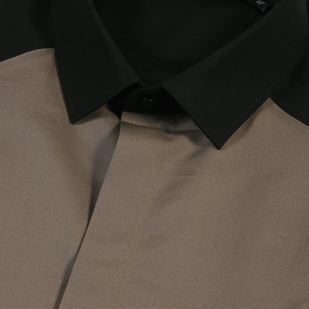 Neil Barrett Men&#39;s Pattern Shirt Khaki