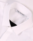 Neil Barrett Men's Textured Pattern Shirt Black And White