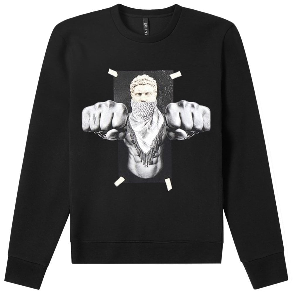 Neil Barrett Men&#39;s &#39;Boxing Brutus&#39; Sweatshirt Black