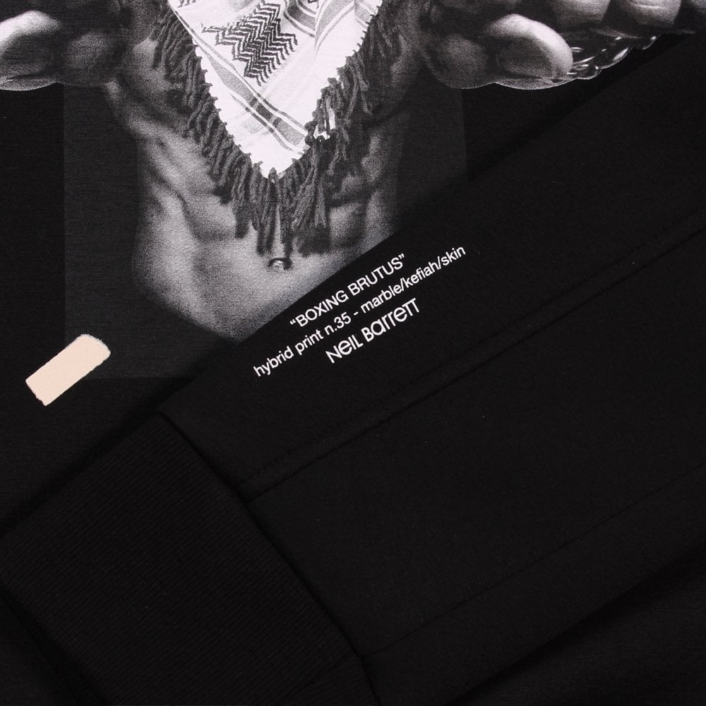 Neil Barrett Men&#39;s &#39;Boxing Brutus&#39; Sweatshirt Black