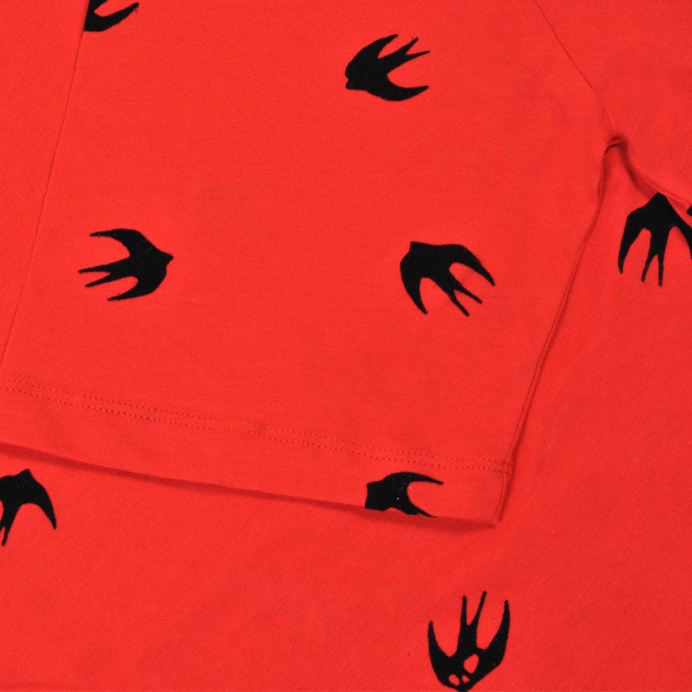 McQ Alexander McQueen Men&#39;s Multiple Bird Logo T-Shirt Red