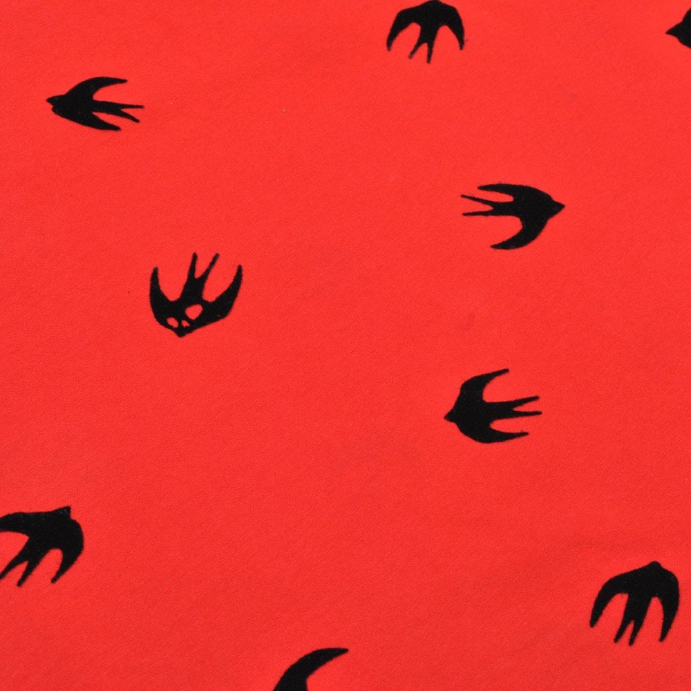 McQ Alexander McQueen Men&#39;s Multiple Bird Logo T-Shirt Red