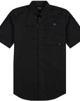 Dsquared2 Men's Graphic Print Three Quarter Sleeve Shirt Black