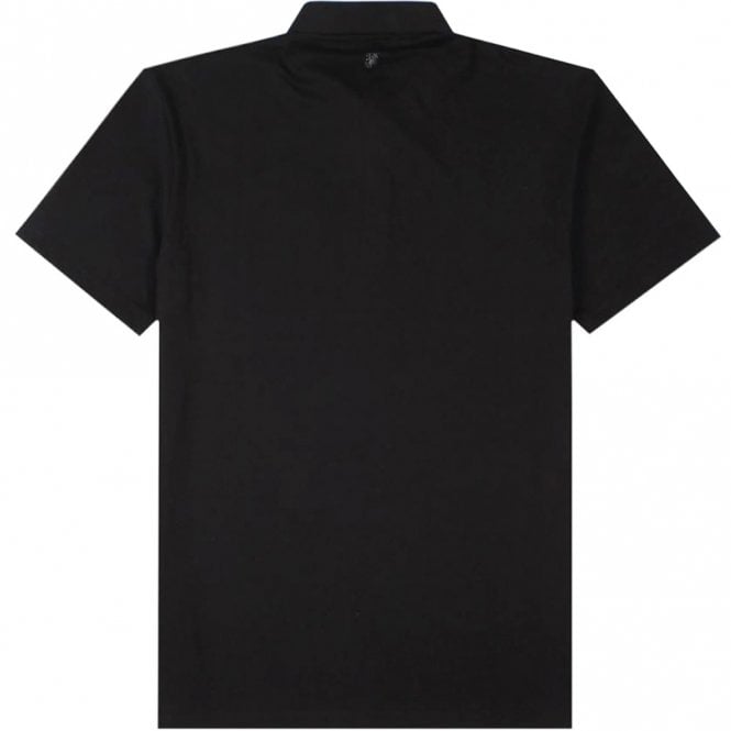 Versace Collection Men&#39;s Half Medusa Polo Shirt Black