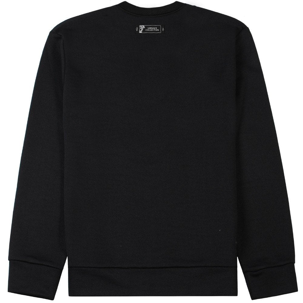 Versace Collection Men&#39;s Graphic Logo Sweatshirt Black