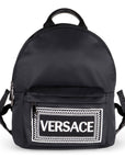 Young Versace Boys Logo Backpack Black