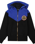 Young Versace Boys Black and Blue Hoodie