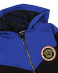 Young Versace Boys Black and Blue Hoodie