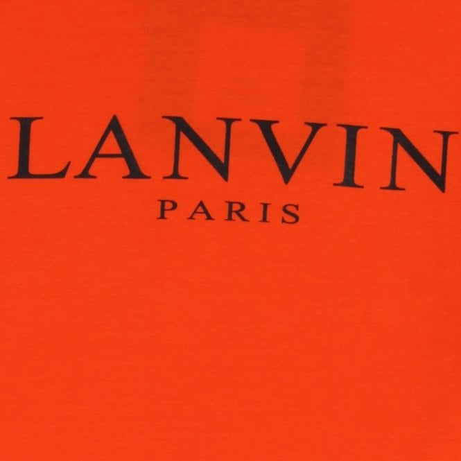 Lanvin Boys Logo T-Shirt Orange