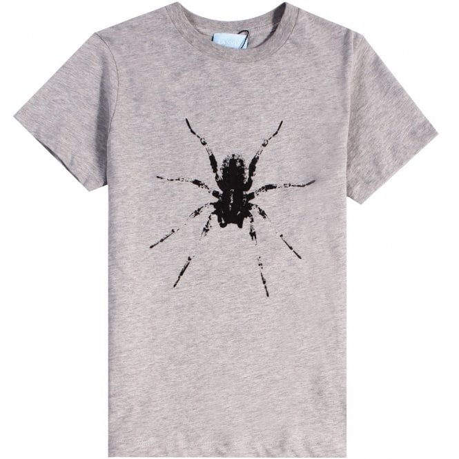 Lanvin Boys Spider Logo T-Shirt Grey