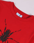 Lanvin Boys Spider Logo Sweatshirt Red